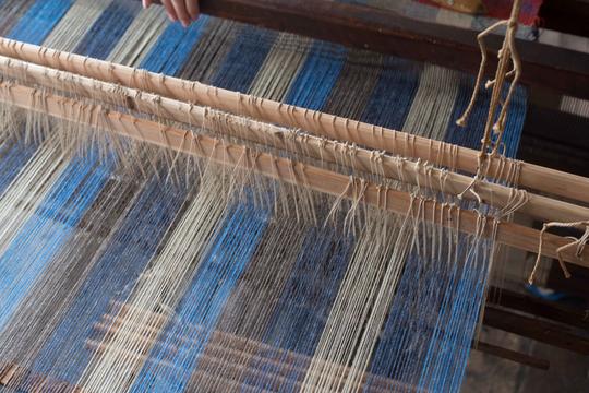 Polly Lovegrove image of loom threads