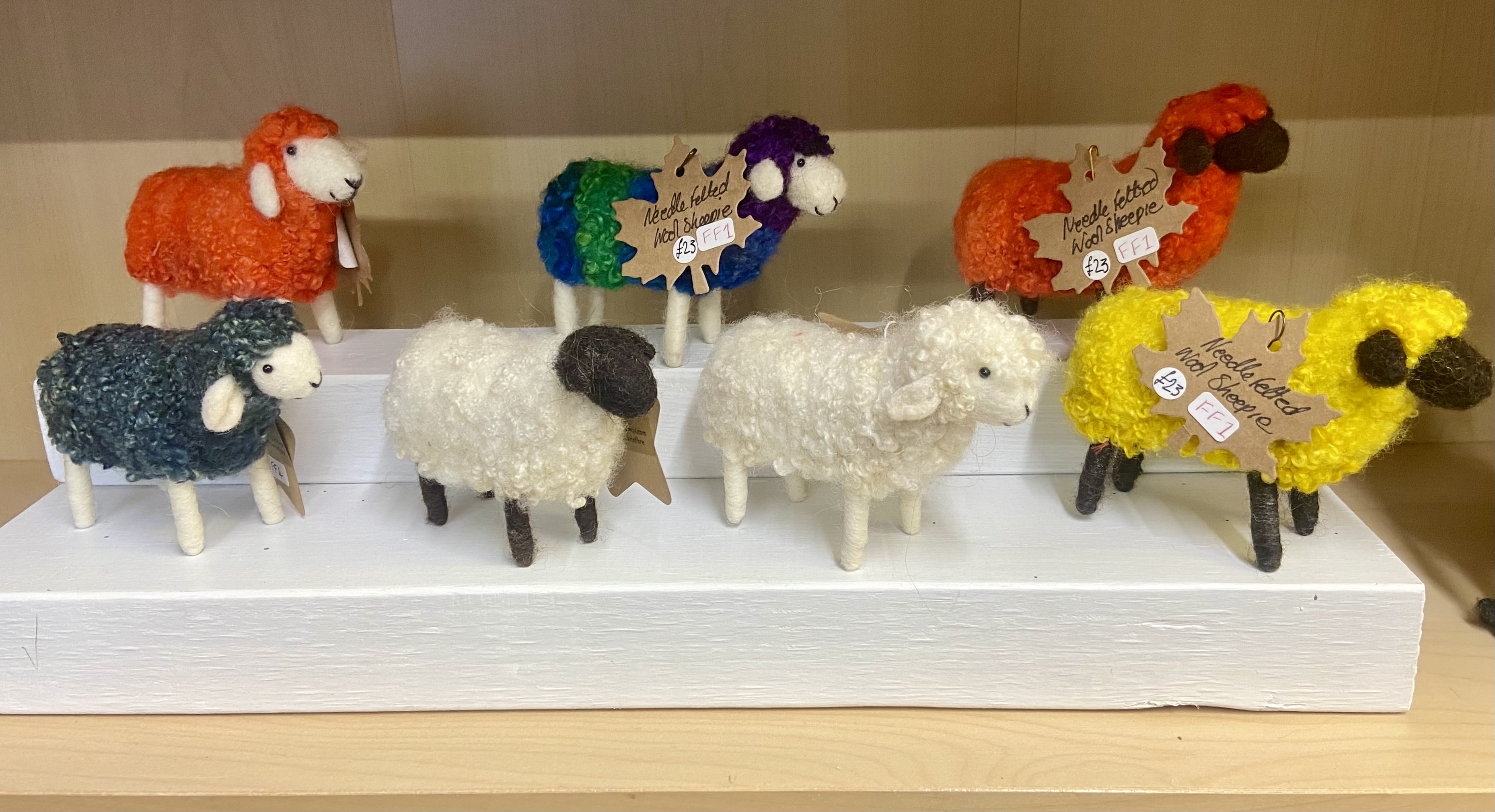 Image of assorted woolly sheep