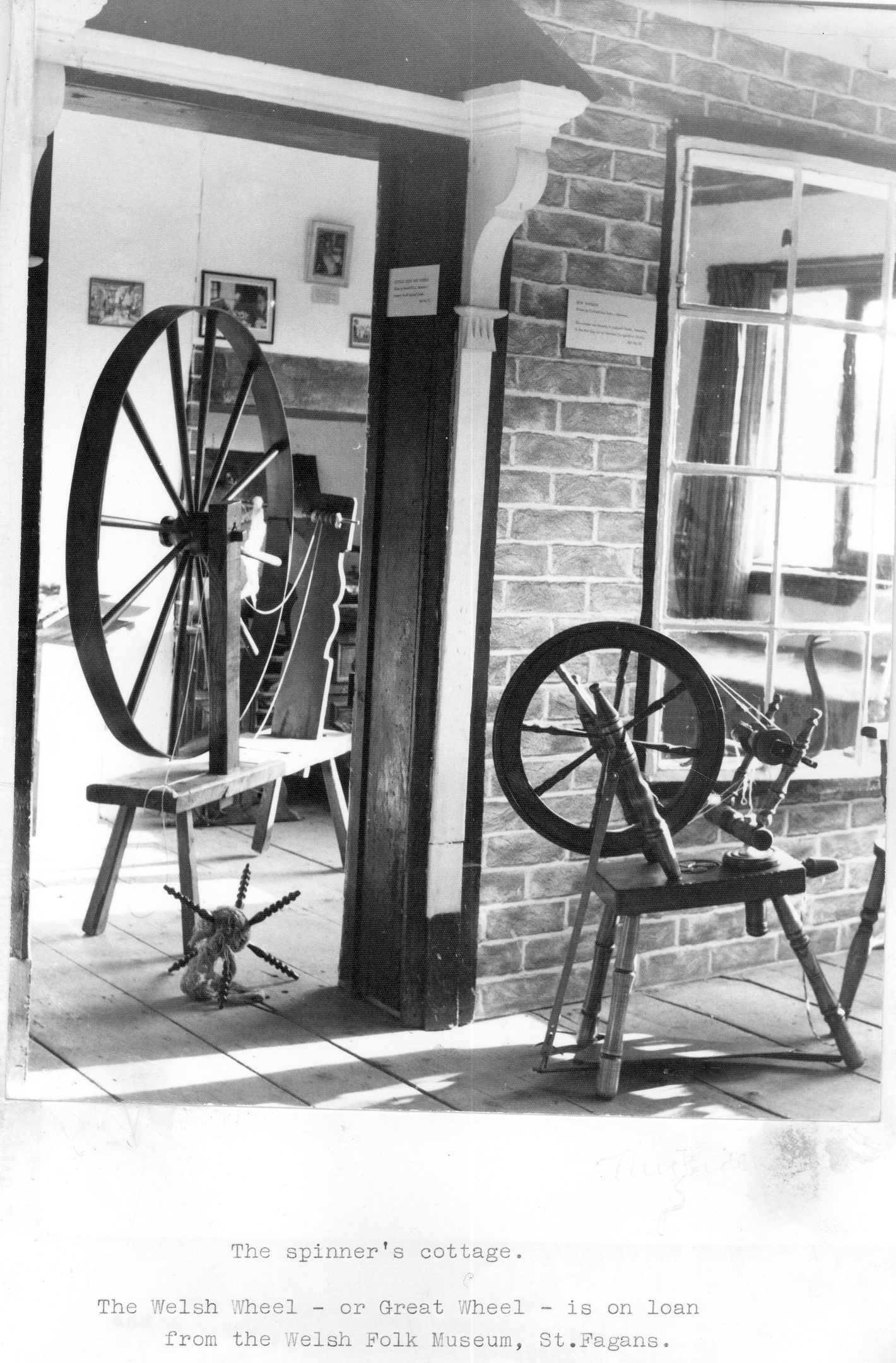 Image of interior of Newtown Textile Museum 1967