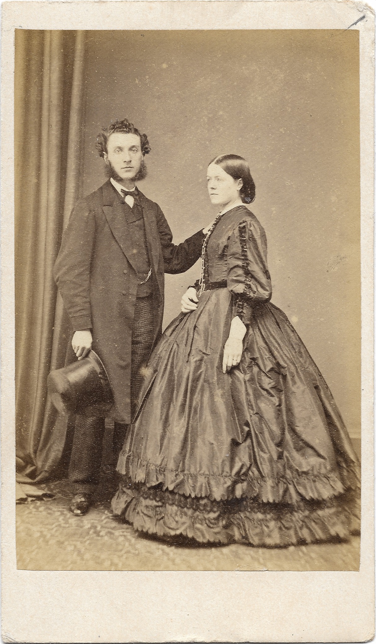 Pryce Jones and his wife Eleanor standing togeether