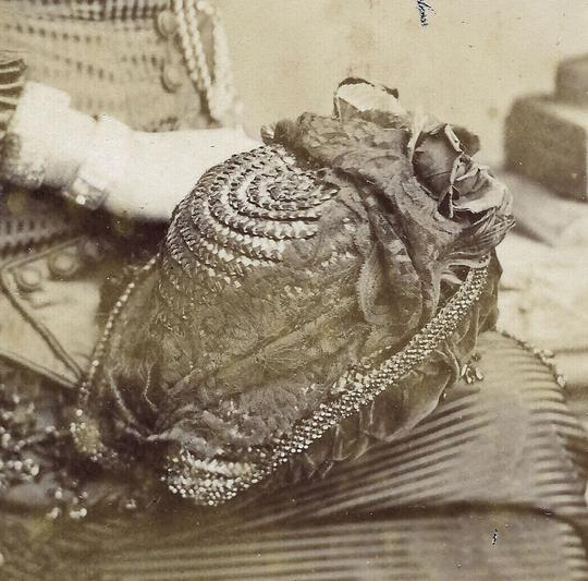 Fashionable hat 1880s